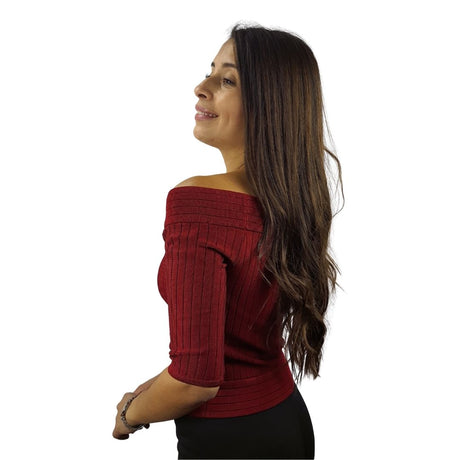 Blusa Vero Moda Vino Style SIX 1/2 KNIT(VMC-CR)