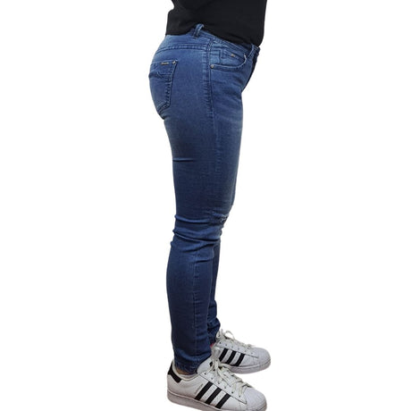 Jeans Vero Moda Azul Claro Style SPOIL SLIM JEANS(MW-CT-2)