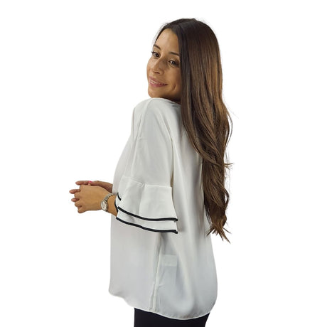 Blusa Vero Moda Blanco Style WEDDY 1/2 TOP(VMC-TP)