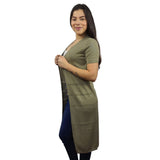 Tapado Vero Moda Verde Style ADA S/S KNIT(VMC-HH)
