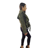 Chaqueta Vero Moda Verde Style BIENNIAL PS LEATHER JACKET(DR)