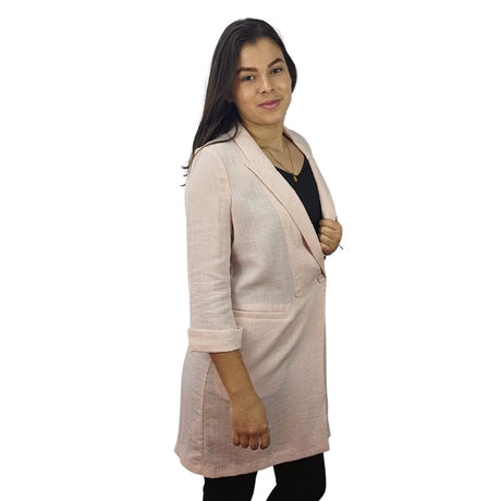 Blazer Vero moda Rosado Style OCEANUS 3/4 BLAZER(VMC-MP)