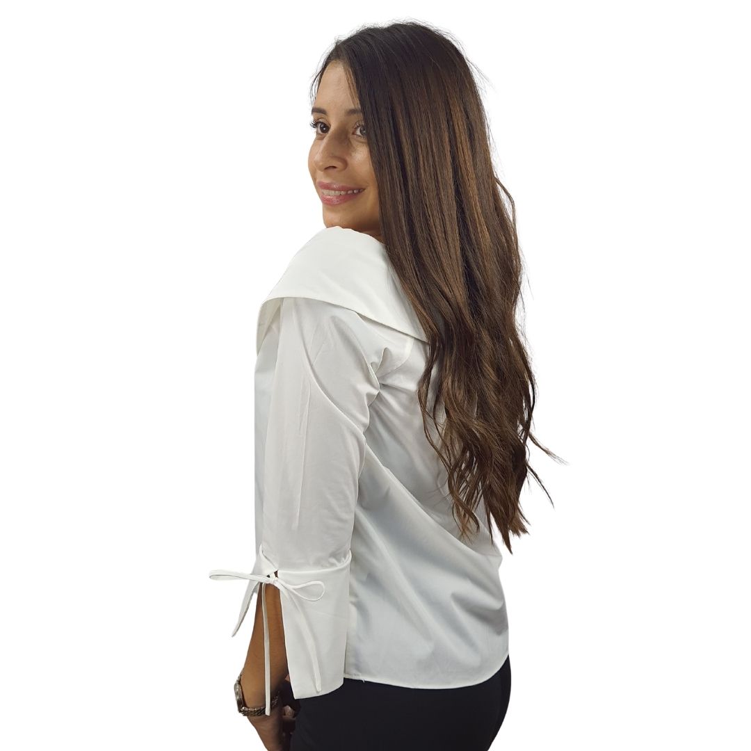 Blusa Vero Moda Blanco Style DAGMAR LOVE 3/4 SHIRT(VMC-NC)