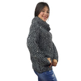 Sweater Vero Moda Negro Style FLUFY L/S KNIT(DR)