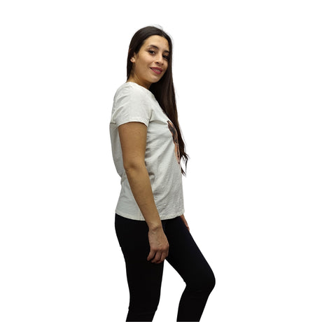 Polera Vero Moda Crema Style MELBOURNE S/S TOP(EL)