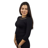 Blusa Vero Moda Negro Style ALICE 3/4 TOP(HH)