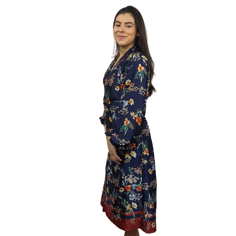 Bata de Pijama  Vero Moda Azul Oscuro Style SISSY 9/10 ROBE(HOMEWEAR)