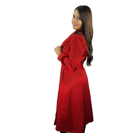 Blazer Vero Moda Rojo Style BITTER ROAD L/S WOOL COAT(EL)