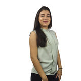 Blusa Vero Moda Verde Style ELAINE S/L SHIRT(VMC-TP)