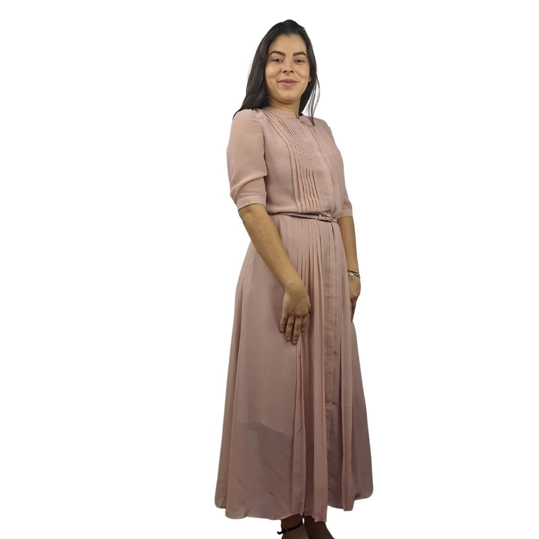 Vestido Vero Moda Rosa Vieja Style CAROL 1/2 SHIRT DRESS(VMC-HH)