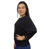 Blusa Vero Moda Negro Style SUNNIE 7/8 TOP(UM)
