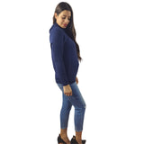 Sweater Vero Moda Azul Oscuro Style BUBLES L/S KNIT(NL)