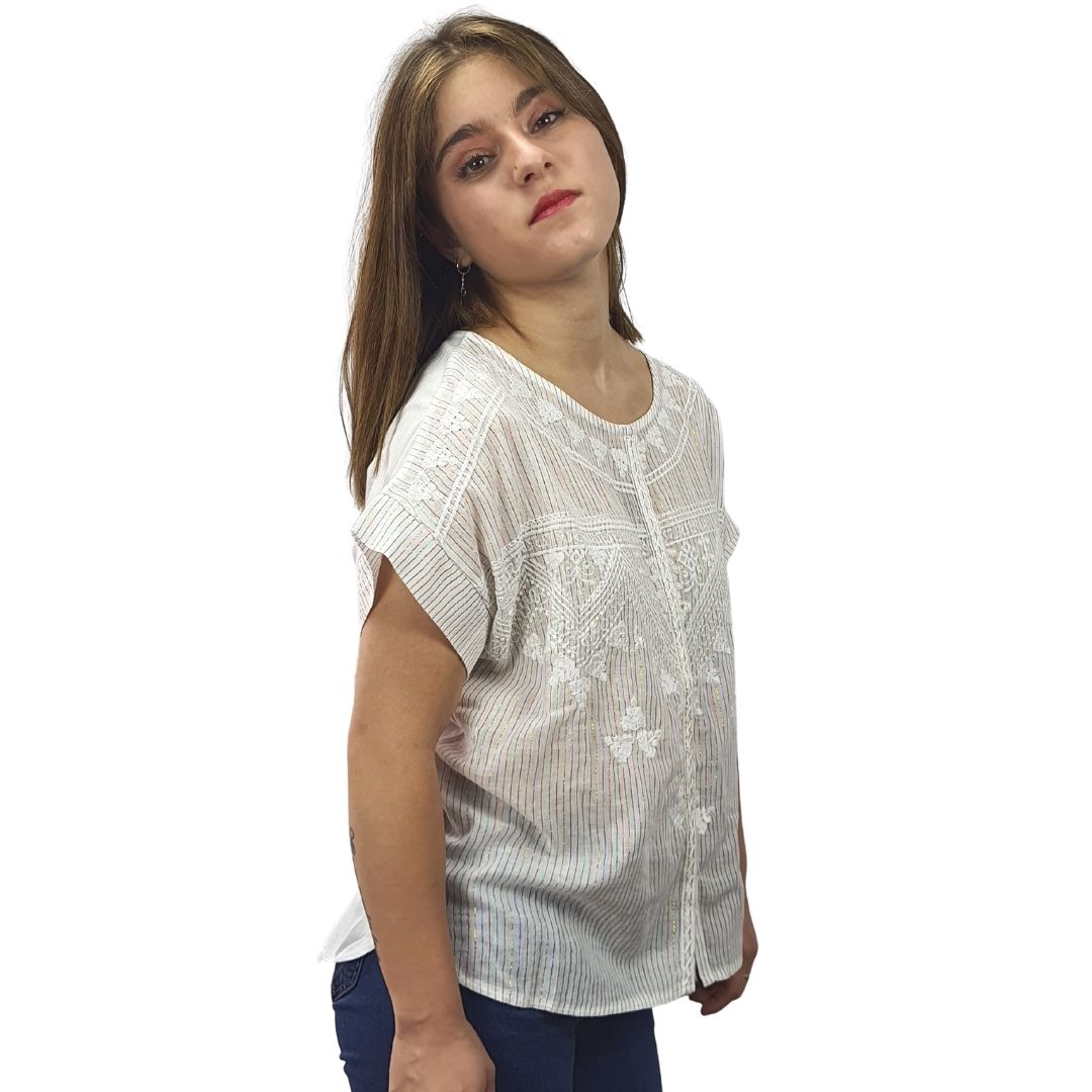 Blusa Rapsodia Navendi Blanco