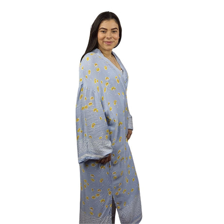 Bata de Pijama Vero Moda Azul Style LUKA 9/10 ROBE(HOMEWEAR)