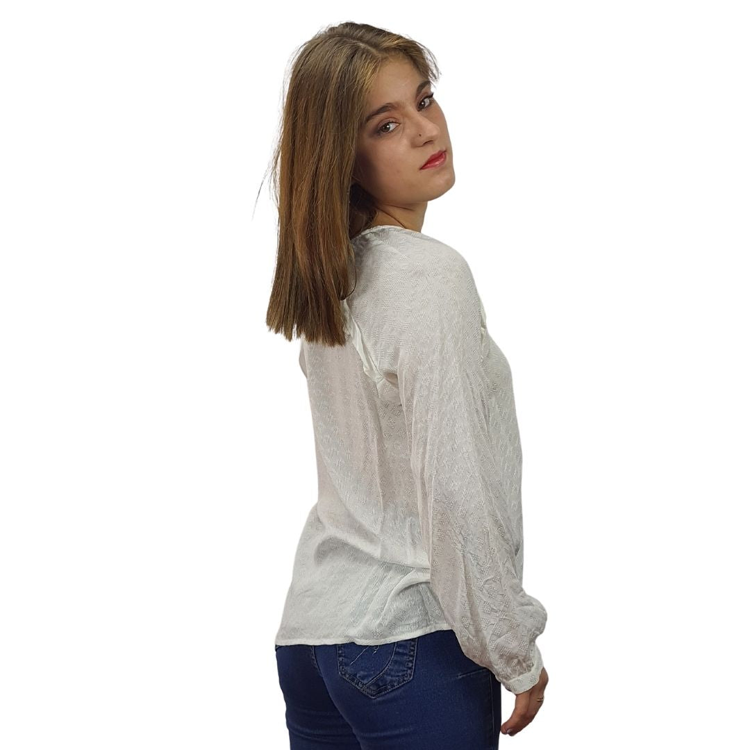 Blusa Rapsodia Mirambe Crudo