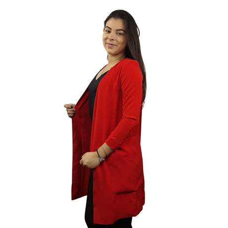 Tapado Vero Moda Rojo Style ALMOND 3/4 BLAZER(VMC-PM-CT-2)