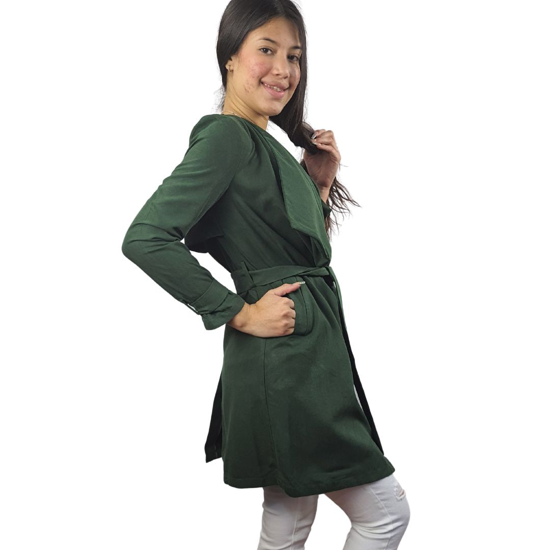 Blazer Vero Moda Verde Style LUCA L/S COAT(VMC-RN)