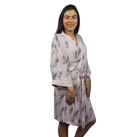 Bata de Pijama  Vero Moda Rosado Style SISS 1/2 ROBE(HOMEWEAR)