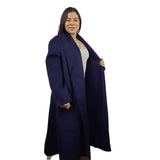 Blazer Vero Moda Azul Oscuro Style INK DF L/S WOOL COAT(COUTUREMADE)