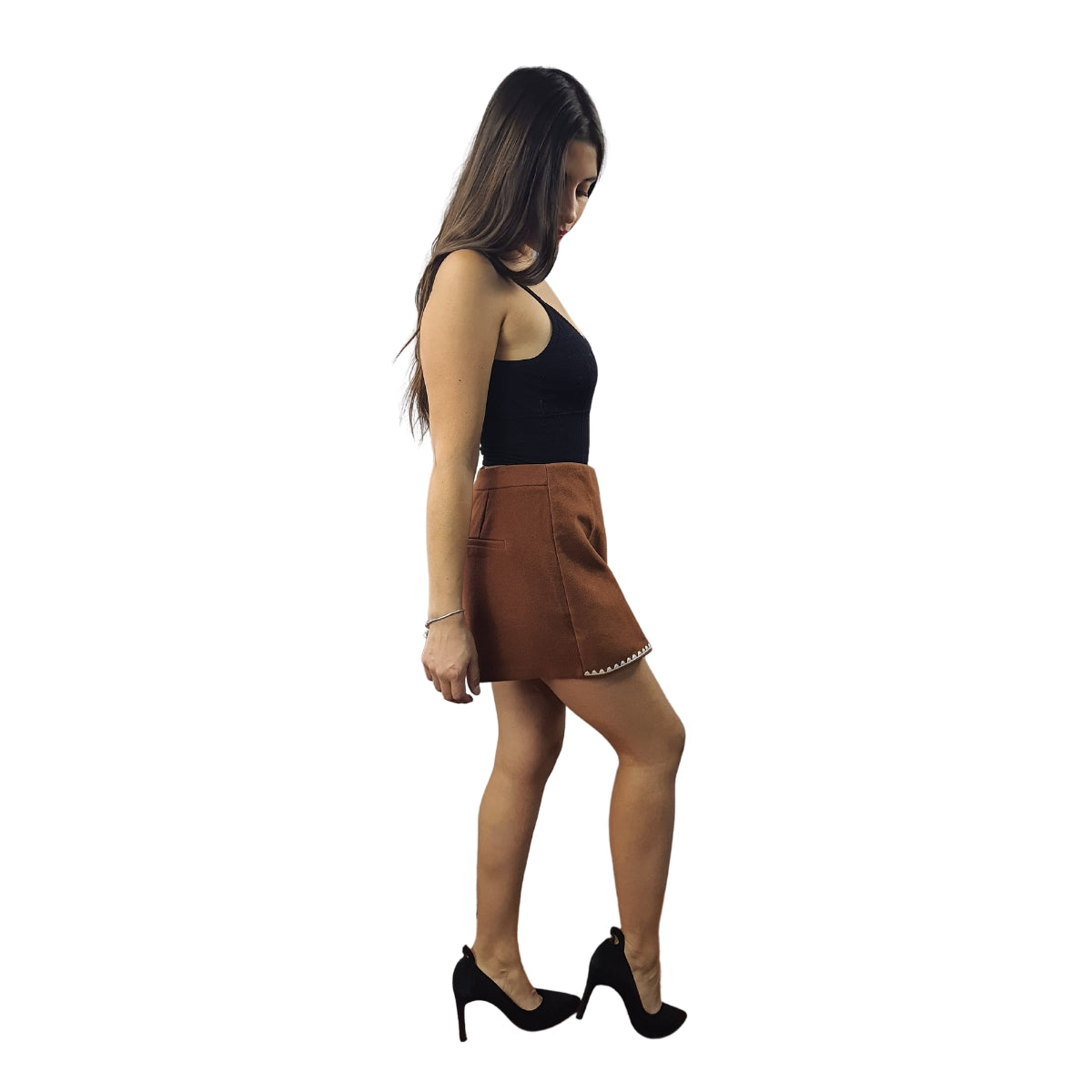 Short Vero Moda Marron Style INLET SKIRT SHORTS(UR)
