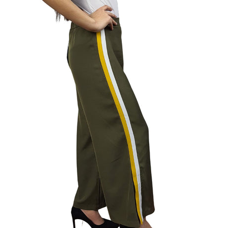 Pantalon Vero Moda Verde Style MABEL 9/10 WIDE PANTS(SL)