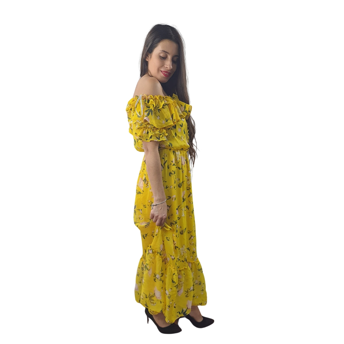 Vestido Vero Moda Amarillo Style WINNI 1/2 DRESS(VMC-BJ)