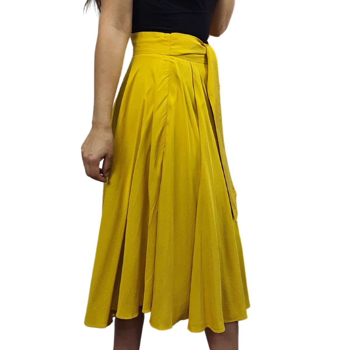 Falda Vero Moda Amarilla Style HATCH LONG SKIRT(VMC-BJ)