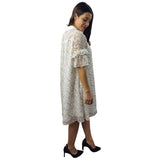 Vestido Vero Moda Blanco Style WILD FLOWERS 1/2 SHIRT DRESS(HH)