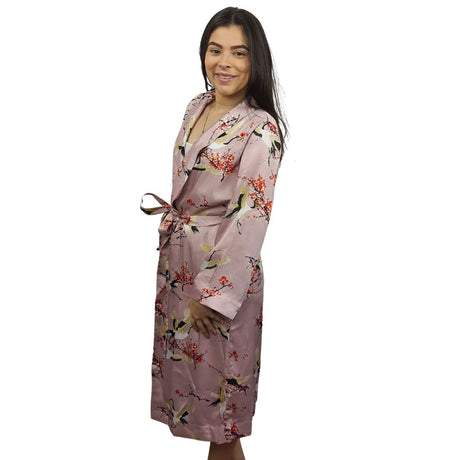Bata de Pijama Vero Moda Rosa Vieja Style HENRY L/S ROBE(HOMEWEAR)