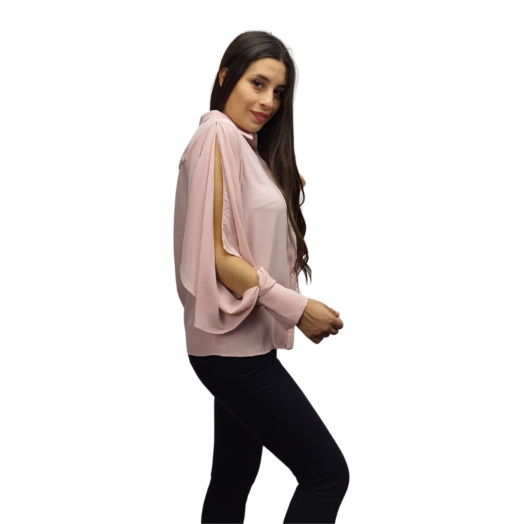 Blusa Vero Moda Rosa Vieja Style WINDY L/S SHIRT(VMC-PF)