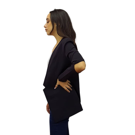 Blazer Vero Moda Negro Style AIMEE 3/4 BLAZER(NL)