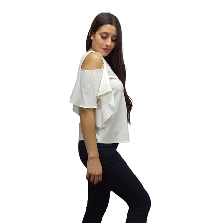 Blusa Vero Moda Blanco Style ELLEN S/S JERSEY TOP(VMC-HH)
