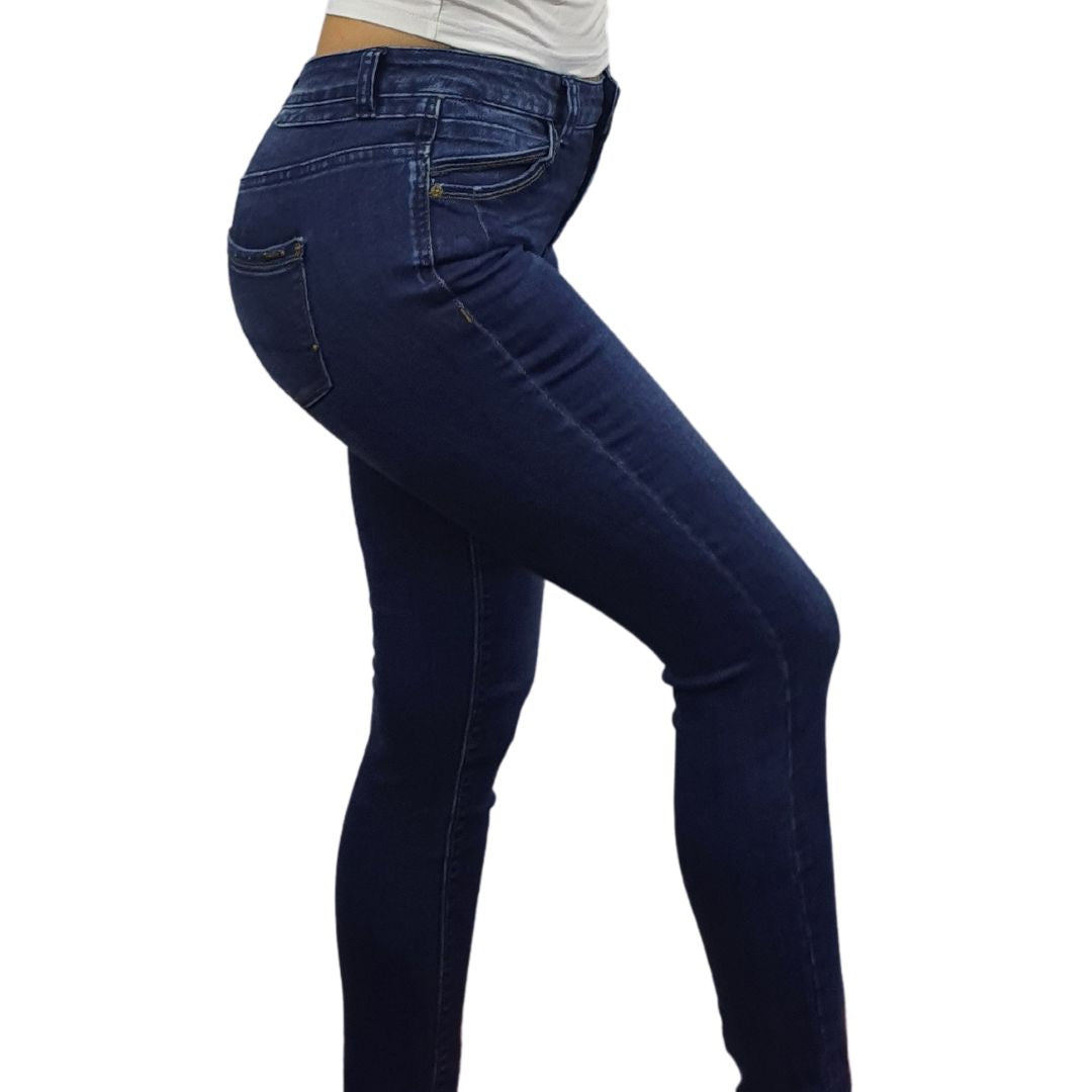 Jeans Vero Moda Azul  Style CALENDAR MID WAIST X-SLIM JEANS(BN-EC-1)