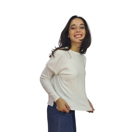 Sweater Vero moda Blanco  Style SOFT L/S KNIT(VMC-UM)