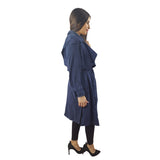 Blazer Vero Moda Azul Oscuro Style MAXINE 3/4 GS LEATHER COAT(NC)