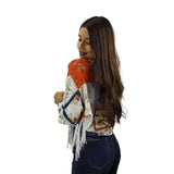 Blusa Vero Moda Beige Style ANGELINA BONDY 3/4 TOP(BJ)
