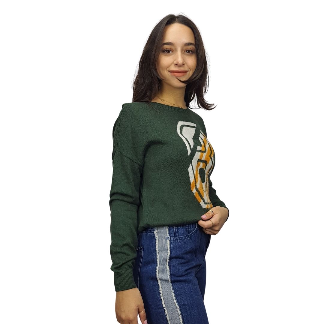 Sweater  Vero Moda Verde  Style STAR L/S KNIT(PM-CT-2)