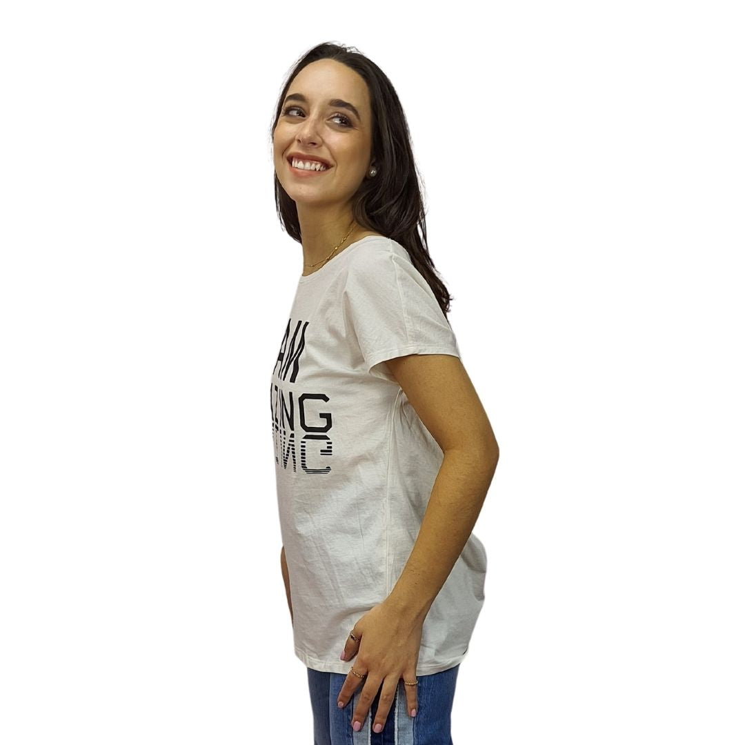 Blusa  Vero Moda Crema  Style AMAIZING S/S TOP(NE-CT-1)
