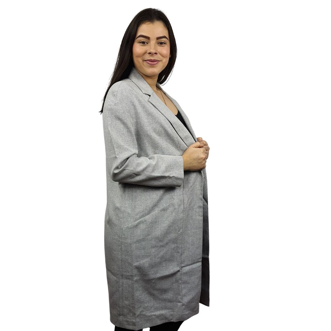 Blazer Vero Moda Gris Style ABBY L/S BLAZER(NL)