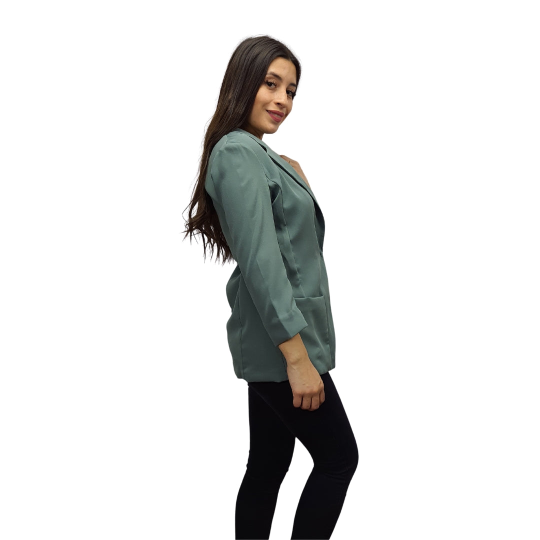 Blazer Vero Moda Verde Style TINA 3/4 BLAZER(VMC-SD)