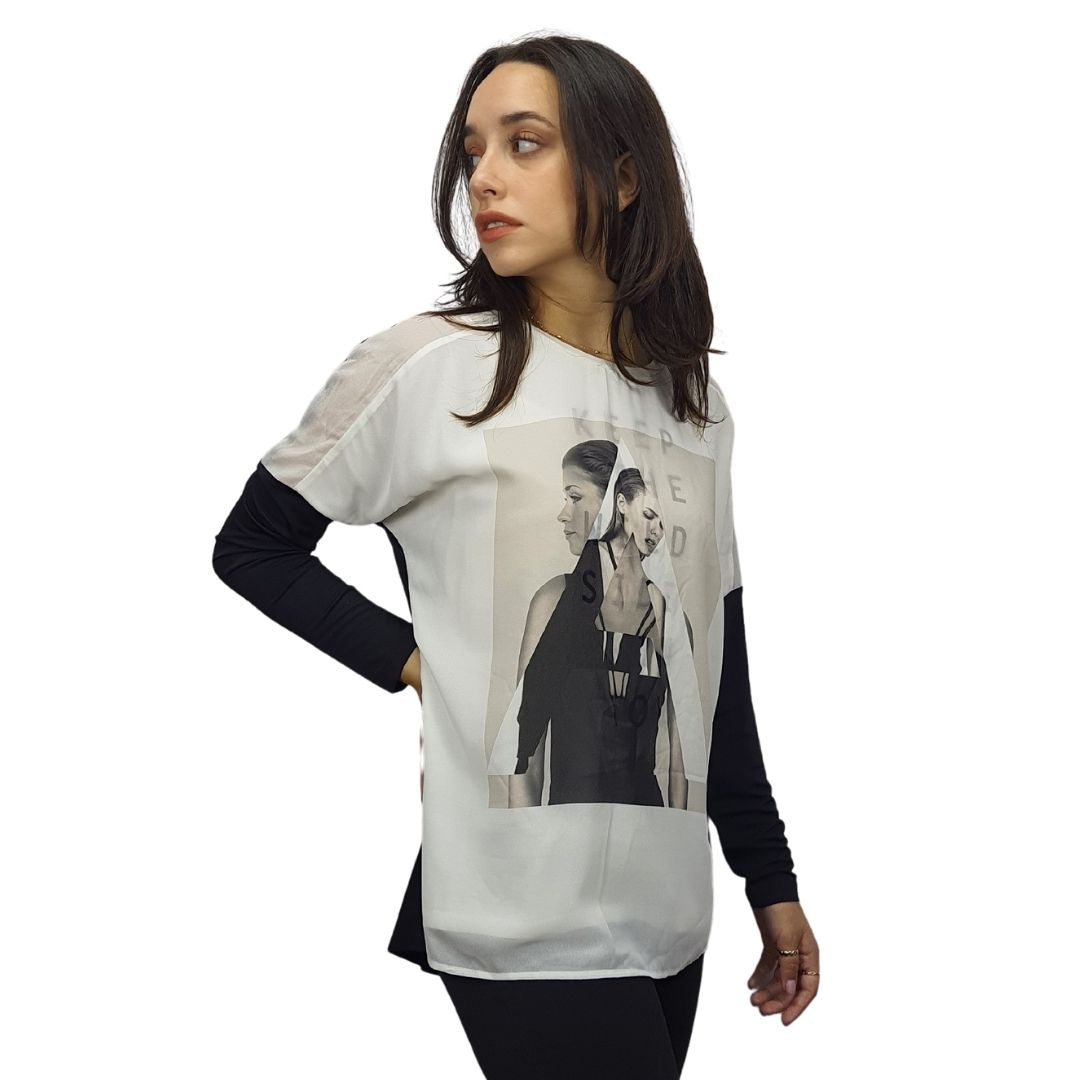 Blusa Vero Moda Blanco  Style AUDREY L/S TOP(PM-CT-2)