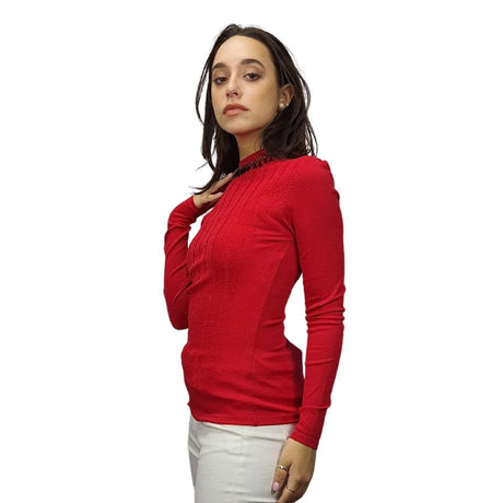 Sweater Vero moda Rojo  Style LIKE L/S KNIT(VMC-BT)