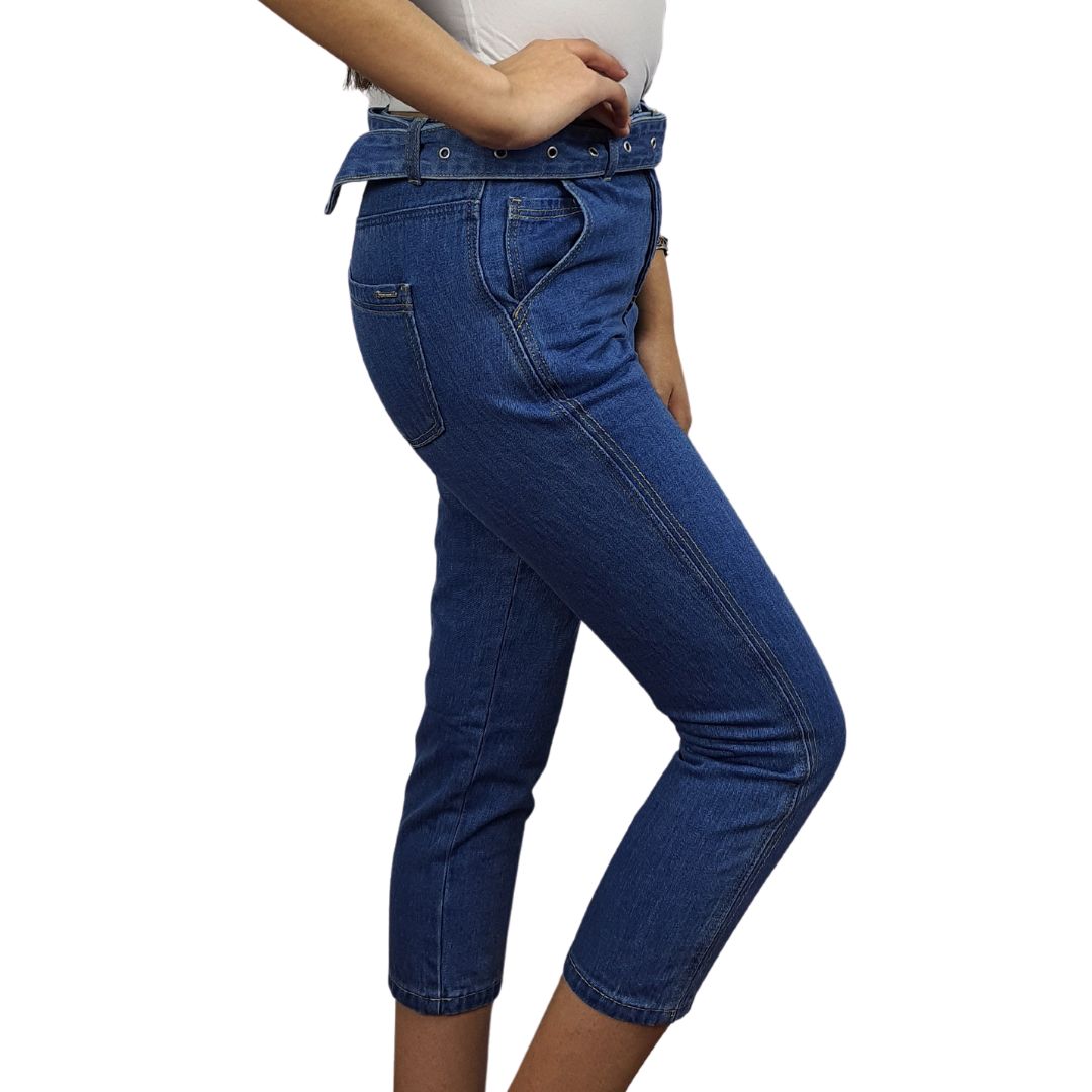Jeans Vero Moda Azul Style YIELD 7/8 MW GIRLFRIEND JEANS(FL)