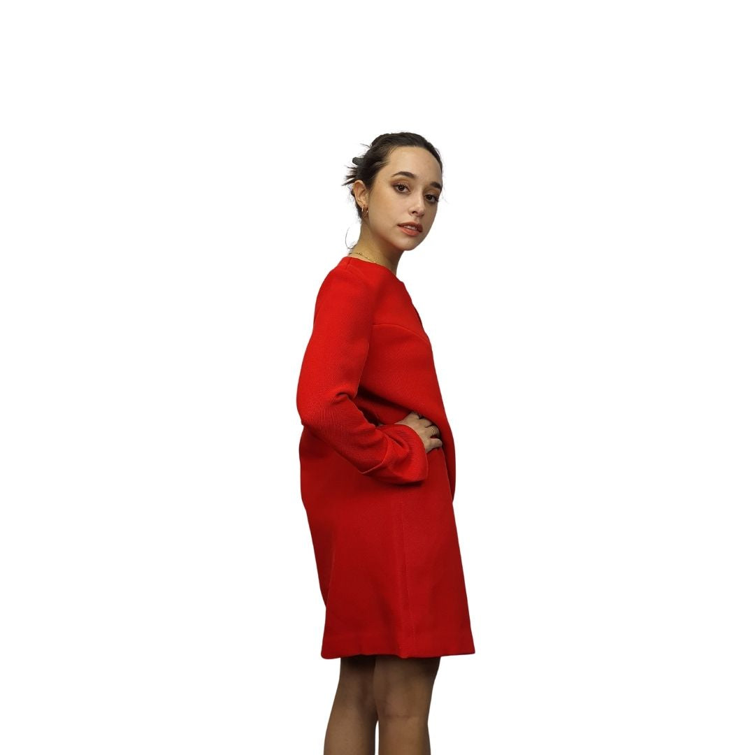 Vestido  Vero Moda Rojo Style LOOP L/S DRESS(VMC-PM-ET-2)