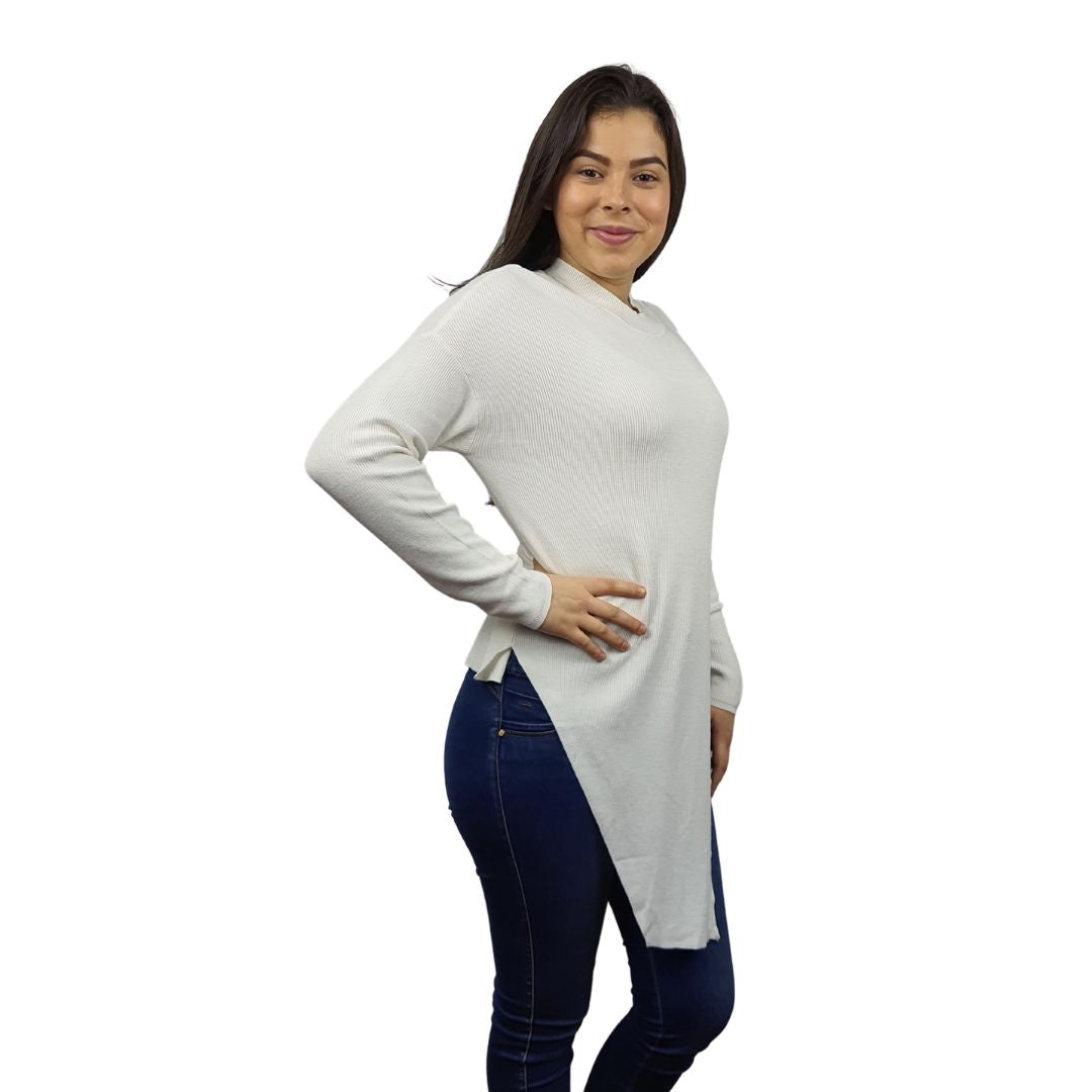 Sweater Vero Moda Blanco Style IRIS L/S KNIT(FL)