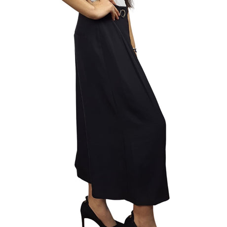 Pantalon Vero Moda Negro Style QUINN 7/8 WIDE PANTS(VMC-NC)