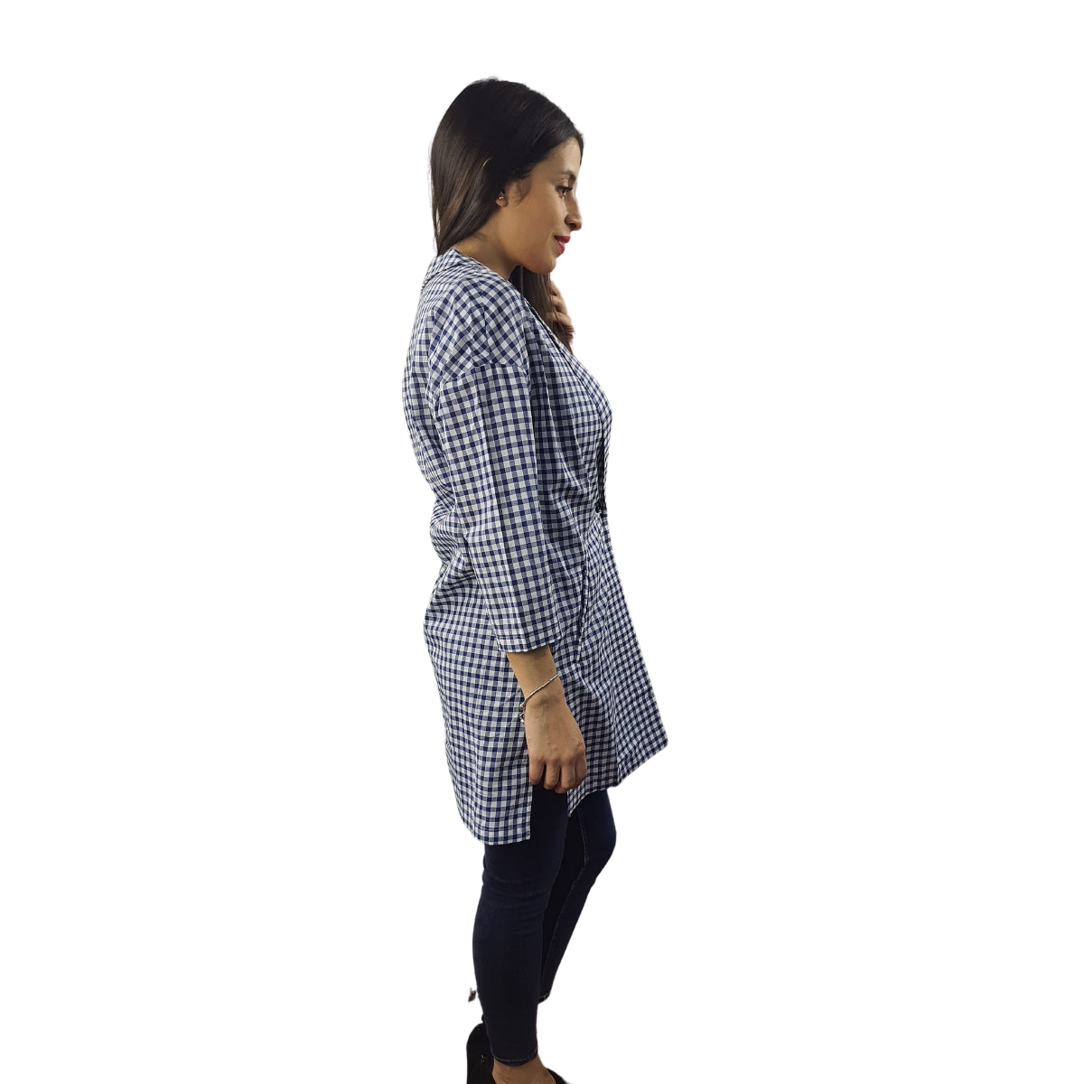 Blazer Vero Moda Azul Style FIRE 3/4 LONG BLAZER(MP)