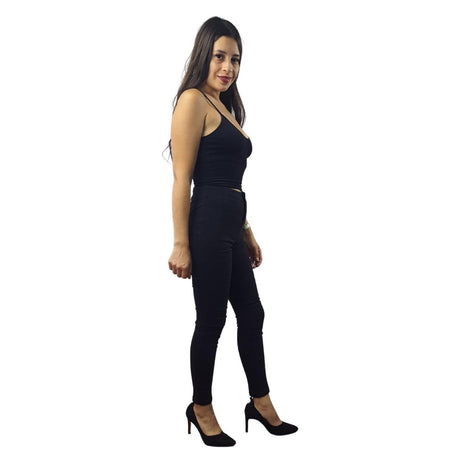 Pantalon Vero Moda Negro Style DIANA SLIM PANTS(VMC-BN)