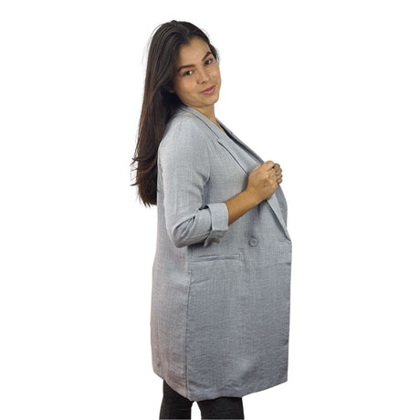 Blazer Vero Moda Gris Style OCEANUS 3/4 BLAZER(VMC-MP)