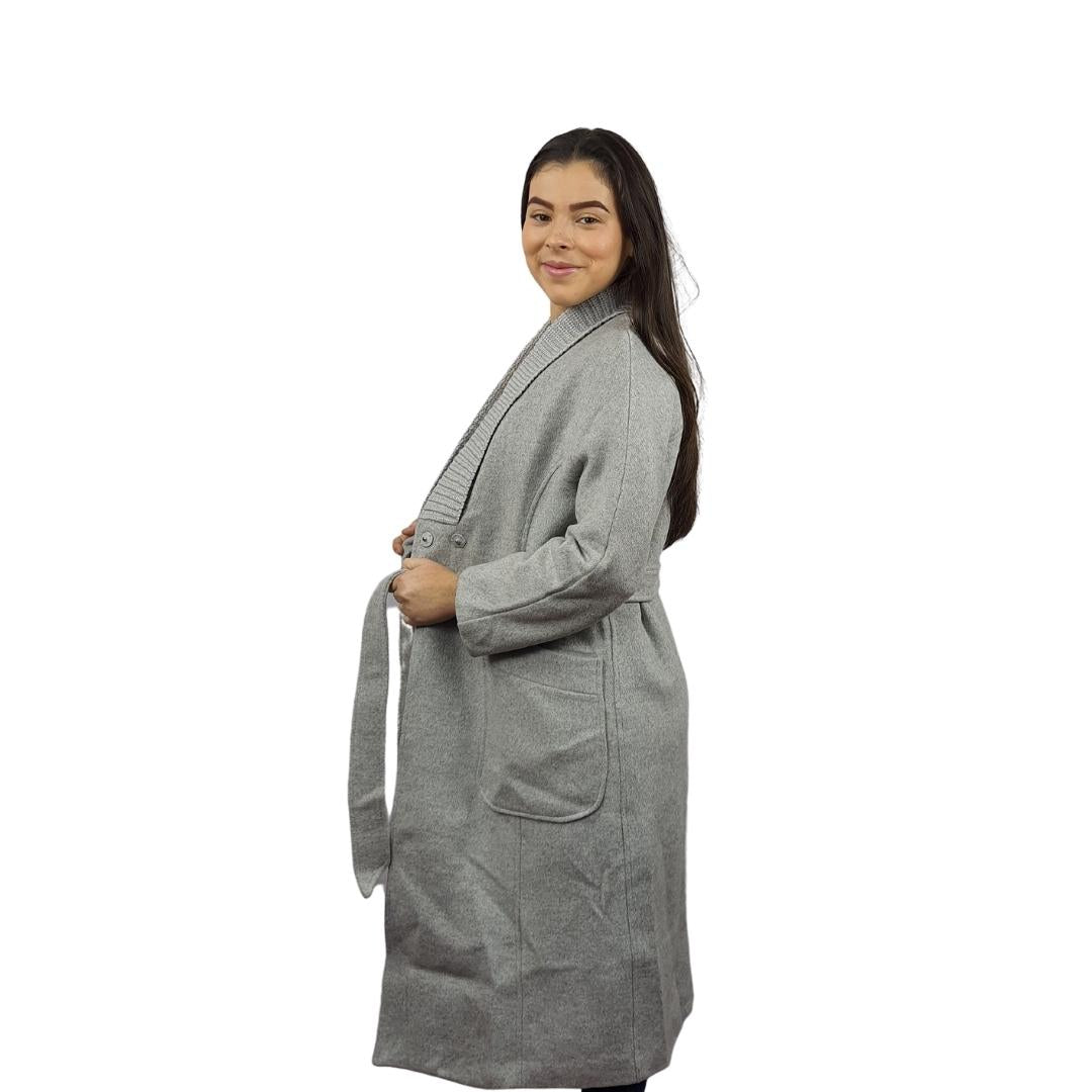 Blazer Vero Moda Gris Style RIB L/S WOOL COAT(VMC-NL)